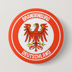 Bóton Redondo 7.62cm Brandeburgo — Emblem redonda