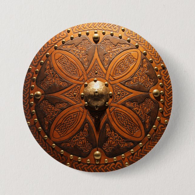 Bóton Redondo 7.62cm Broche Targe Pinn (Frente)