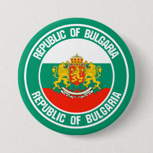 Bóton Redondo 7.62cm Bulgária Round Emblem