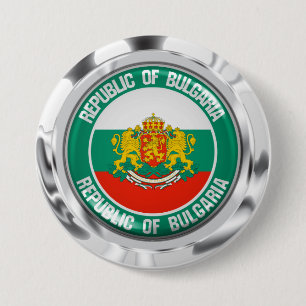 Bóton Redondo 7.62cm Bulgária Round Emblem
