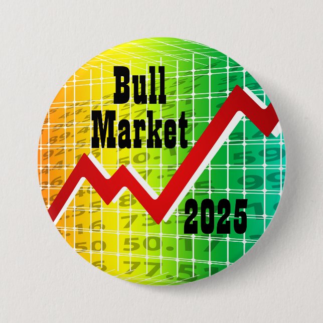 Bóton Redondo 7.62cm Bull Market 2025 (Frente)