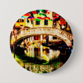 Bóton Redondo 7.62cm button of Venice bridge