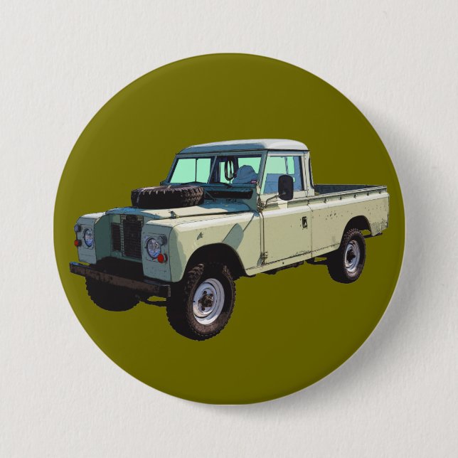 Bóton Redondo 7.62cm Caminhão de Recolha de Terra 1971 (Frente)