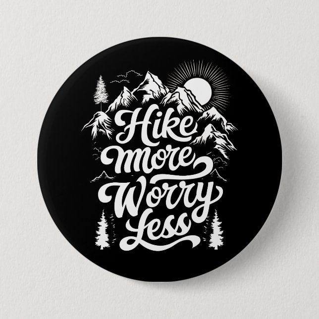 Bóton Redondo 7.62cm Caminhe Mais Preocupada Menos Ataque Em Grupo Ao E (Frente)