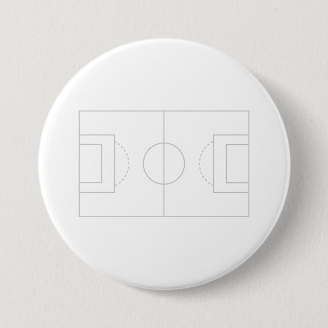 Bóton Redondo 7.62cm campo de futebol (Frente)
