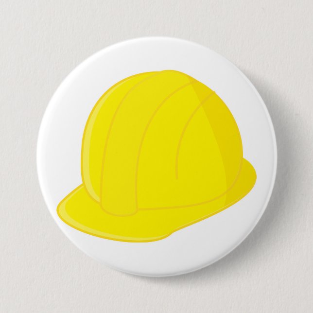 Bóton Redondo 7.62cm Capacete de Construção (Frente)