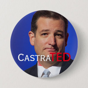 Bóton Redondo 7.62cm "Castrado" com canadense Ted Cruz