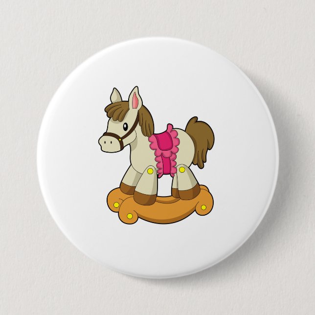 Bóton Redondo 7.62cm Cavalo como Cavalo Rochoso.PNG (Frente)