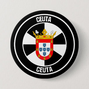 Bóton Redondo 7.62cm Ceuta Round Emblem