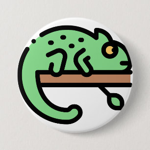 Bóton Redondo 7.62cm Chameleon