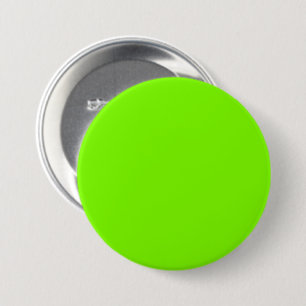 Bóton Redondo 7.62cm Chartreuse (Neon Green) 7FFF00 Color - Opção de No