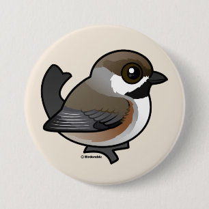 Bóton Redondo 7.62cm Chickadee boreal