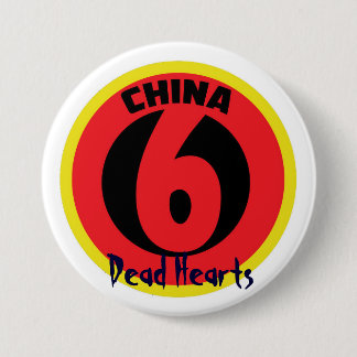 Bóton Redondo 7.62cm China seis botões - novelas inoperantes dos
