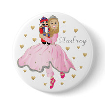 Christmas Ballerina Nutcracker Round