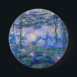 Bóton Redondo 7.62cm Claude Monet - Lírios Água, 1916<br><div class="desc">Claude Monet - Lírios Água,  1916</div>
