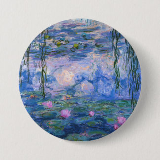 Bóton Redondo 7.62cm Claude Monet - Lírios Água, 1916