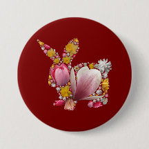 Coelhinho de Páscoa Floral