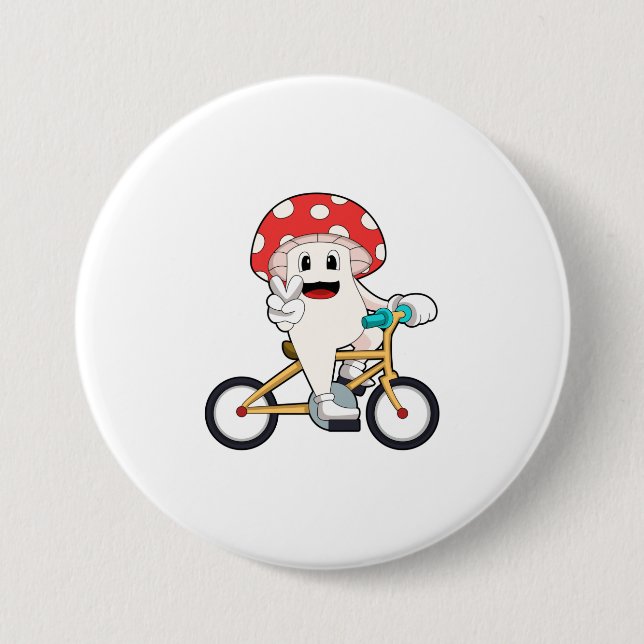 Bóton Redondo 7.62cm Cogumelo com Bicicleta.PNG (Frente)