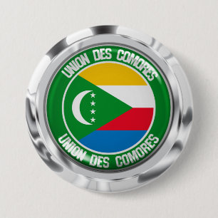Bóton Redondo 7.62cm Comores Round Emblem