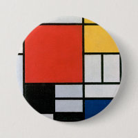 Composição de Mondrian Vermelho, Amarelo, Azul, Pr