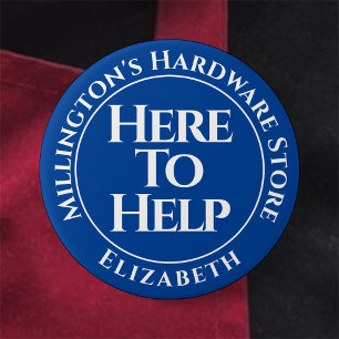 Bóton Redondo 7.62cm Compre o Funcionarios aqui para o Crachá do botão 