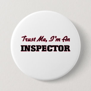 Bóton Redondo 7.62cm Confie que eu mim é um inspector