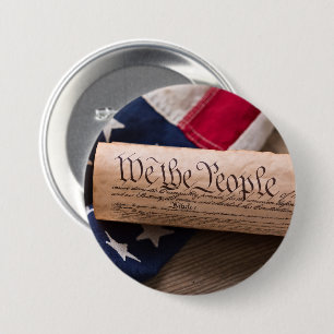 Bóton Redondo 7.62cm Constituição dos EUA