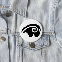 Bóton Redondo 7.62cm coração de urso