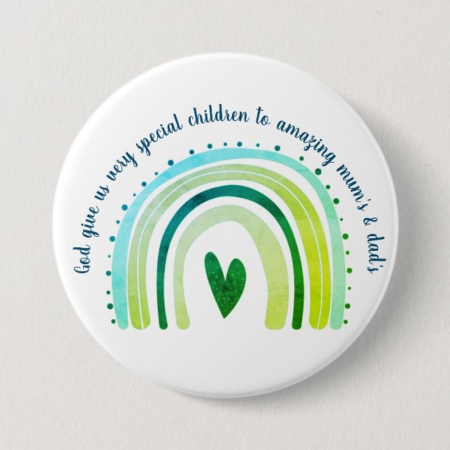 Bóton Redondo 7.62cm Crachás - Deus dá... (Frente)