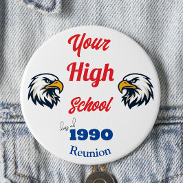 Bóton Redondo 7.62cm Create Your Own Personalized Class Reunion Button