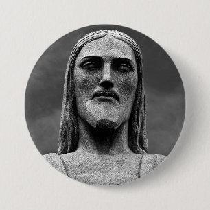 Bóton Redondo 7.62cm Cristo o Redentor