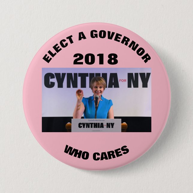 Bóton Redondo 7.62cm Cynthia Nixon 2018 (Frente)
