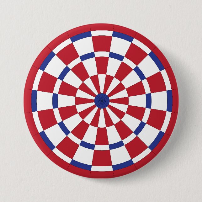 Bóton Redondo 7.62cm Dartboard Mod (Frente)