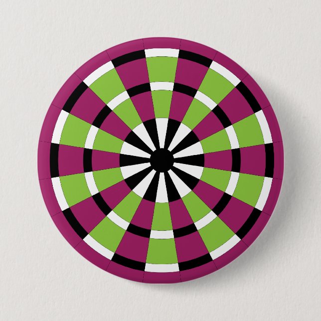 Bóton Redondo 7.62cm Dartboard Mod (Frente)
