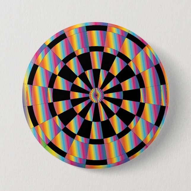 Bóton Redondo 7.62cm Dartboard Mod (Frente)