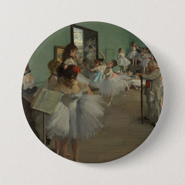 Bóton Redondo 7.62cm Degas' The Dance Class (Frente)