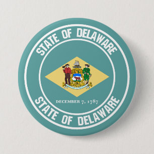 Bóton Redondo 7.62cm Delaware Round Emblem