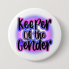 Bóton Redondo 7.62cm Detentor Do Gênero