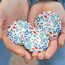 Bóton Redondo 7.62cm Dia de as mães de Jardim Mágico