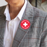 Bóton Redondo 7.62cm Diabetes Alerta Médico Tipo 2 Vermelho Diabético<br><div class="desc">Clique em "Personalizar" para personalizar o texto e/ou alterar a cor de fundo. excelente a ser usado para um médico,  um profissional de saúde ou um diabético na bagagem</div>