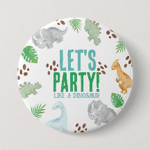 Dinossauro, partido a favor de festa infantil