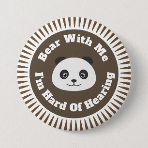 Bóton Redondo 7.62cm Duro auditivo