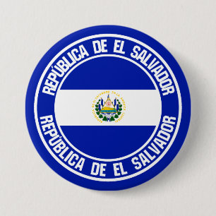 Bóton Redondo 7.62cm El Salvador Round Emblem