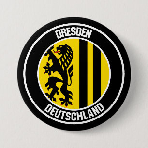 Bóton Redondo 7.62cm Emblem redonda Dresden