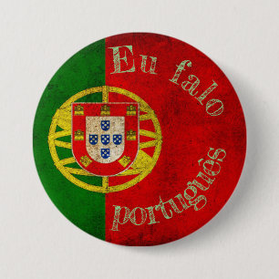 Bóton Redondo 7.62cm Emblema bandeira ter falo português