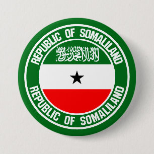 Bóton Redondo 7.62cm Emblema redondo de Somaliland