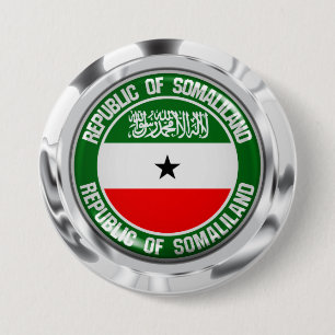 Bóton Redondo 7.62cm Emblema redondo de Somaliland