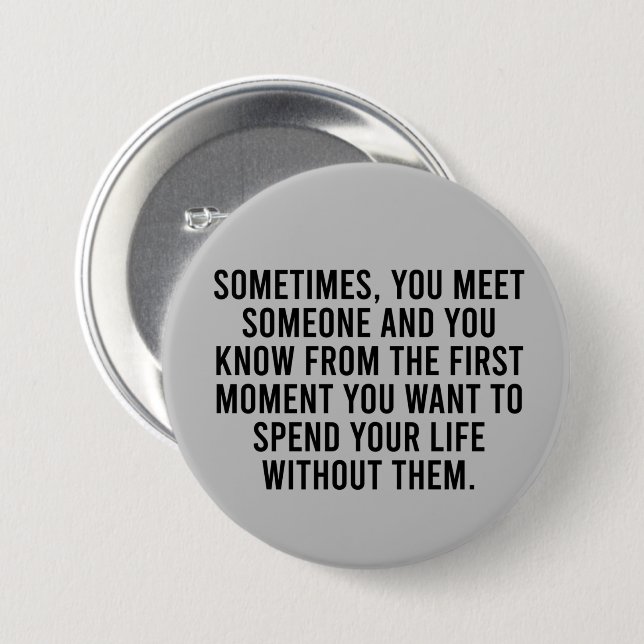 Bóton Redondo 7.62cm Engraçado Sarcástico Introduz Humor Dizendo (Frente & Verso)