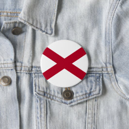 Bóton Redondo 7.62cm Estado da bandeira do Alabama