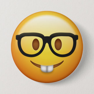 Bóton Redondo 7.62cm Estudo Buddy Emoji Button